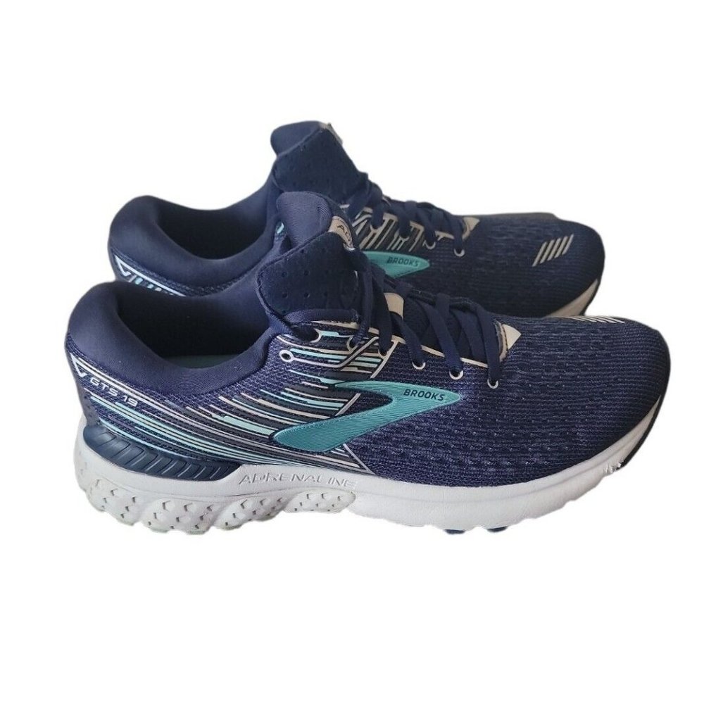 Brooks Adrenaline 19 Womens Shoes Sneakers Size 10.5 Blue 1202841B450 Running